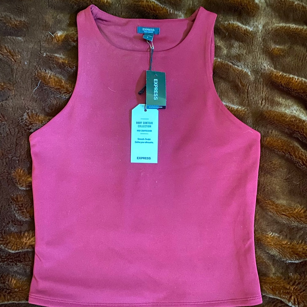 NWT Express body contour racer back tank